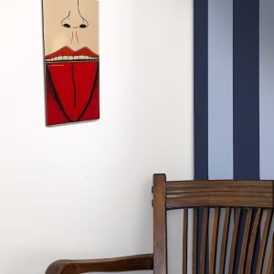Mural de 2 azulejos. Lengua