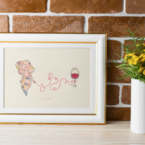 Print Hilo Rojo – María Gómez Ilustradora