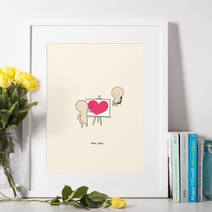 Print Corazón – María Gómez Ilustradora