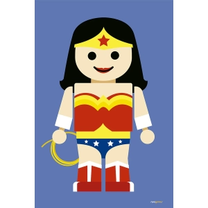 ilustración Toy Wonder Woman – Rafael Gomes