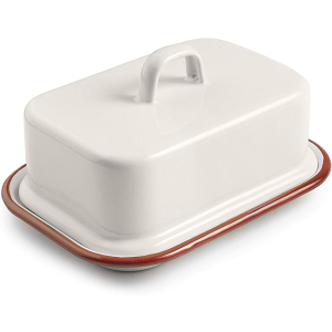 Mantequillera Blanco y Rojo Ibili