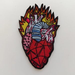 Parche Corazón Fuego