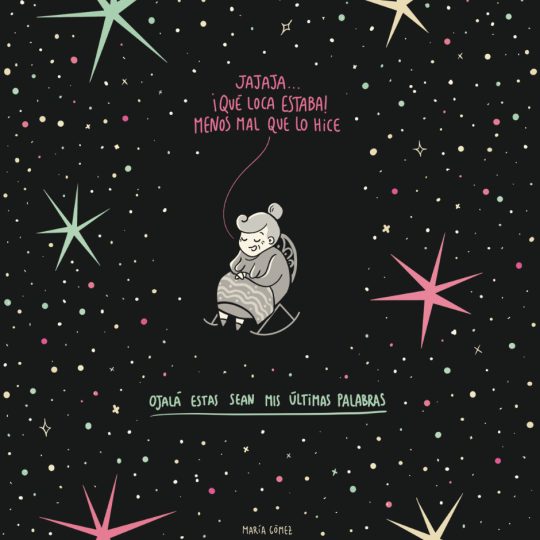 Print Últimas Palabras - María Gómez Ilustradora