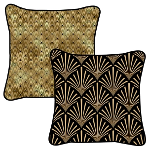 Cojín Art Deco Cuadrado