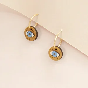 Pendientes Golden Eyes – Materia Rica
