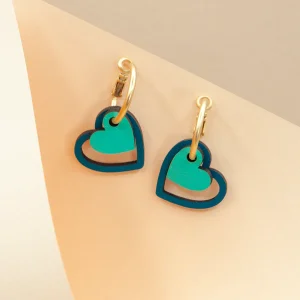 Pendientes Green Heartbeat – Materia Rica