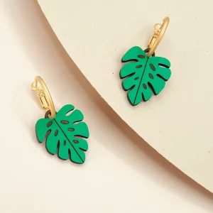 Pendientes Monstera – Materia Rica