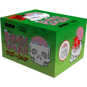 Jabonera Brain Wash Negra SELETTI