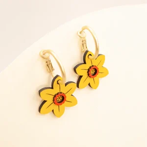 Pendientes Narcissus Bloom – Materia Rica