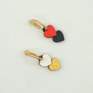 Pendientes Rock Flip Hearts – Materia Rica