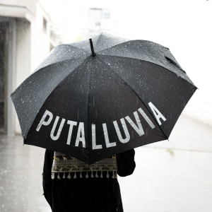 Paraguas «Puta lluvia»