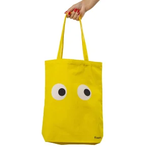 Totebag “ojos” amarilla