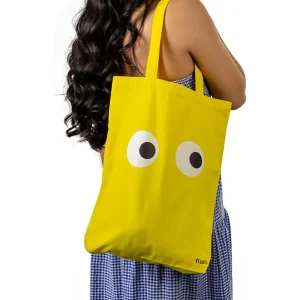Totebag “ojos” amarilla
