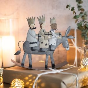 Reyes Magos en Burro