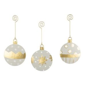 Adorno Bolas Metálicas Grises