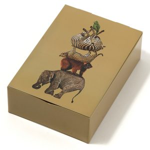 Caja de Hojalata Rectangular Culbuto – Gangzaï