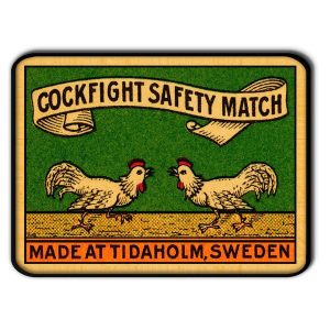 Bandeja – Vaciabolsillos Rectangular Cockfight