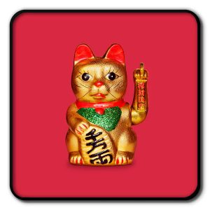 Bandeja – Vaciabolsillos Cuadrada Luckycat
