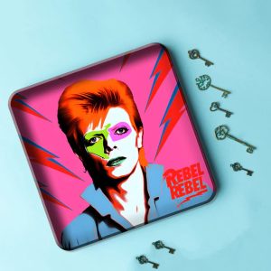 Bandeja – Vaciabolsillos Cuadrada David Bowie